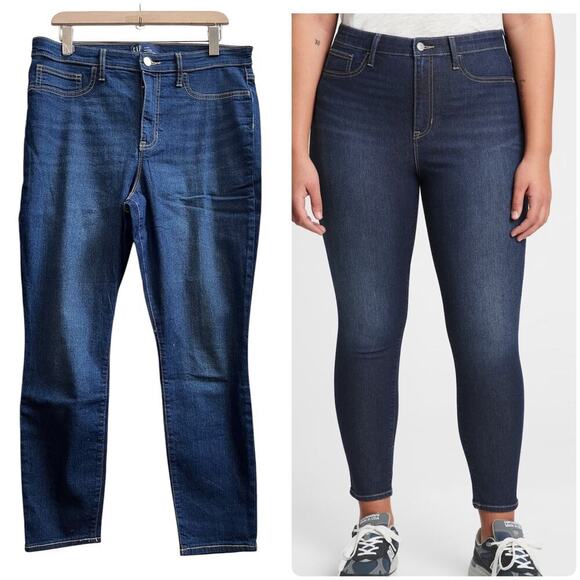 Gap Denim High Rise Favorite Jeggings Size 14/32 Style 764828 Lightweight - Picture 1 of 12